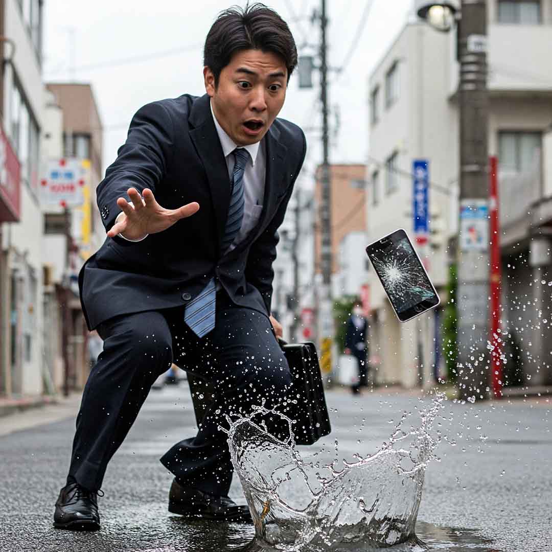 従業員のスマホ・PC故障のイメージ