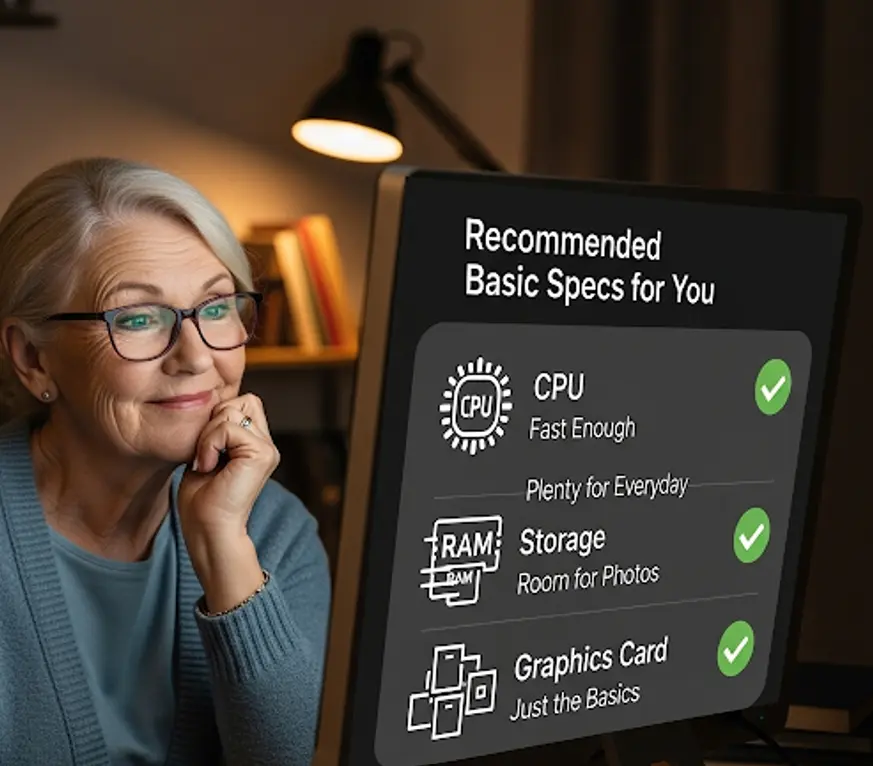 シニア世代におすすめのPCの基本スペック